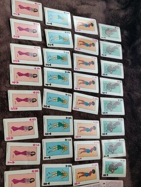 1979 Capitan Cave Man Hearts Card Game
